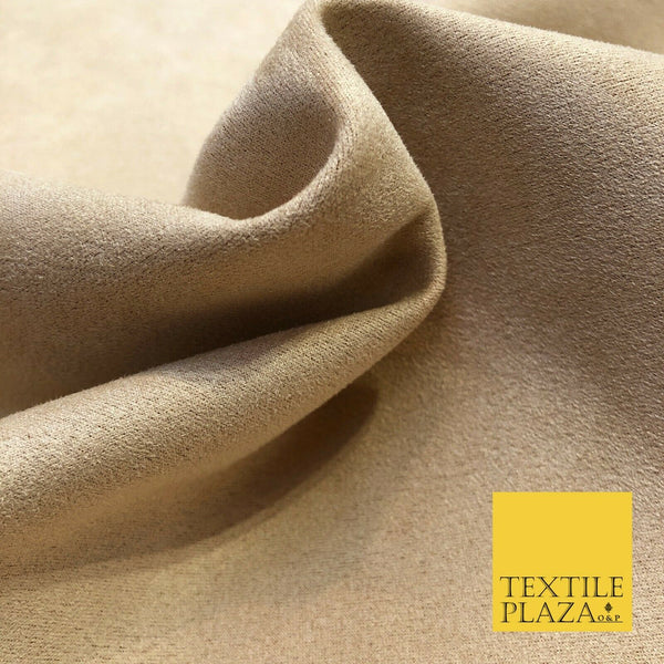 Vintage Suede Brown | Medium Weight Faux Suede Fabric | Home Decor Fabric |  58 Wide