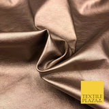 BRONZE Shiny Premium Metallic Leatherette Fabric 300gsm Dancewear Craft 980