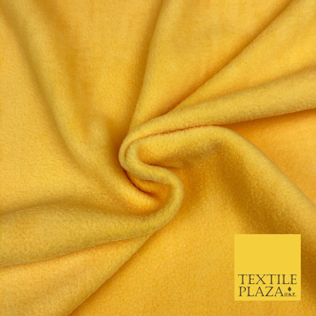 Plain YELLOW Premium Antipill Soft Polar Fleece Baby Kids Blanket 150cm Q1131