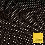 High Quality Polka Dot Spot Hearts Floral Printed Chamoise Satin Dress Fabric