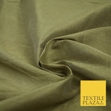 Plain Dyed Faux Dupion Raw Silk 100% Polyester Fabric Craft Material ALL COLOURS