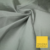 Plain Dyed Faux Dupion Raw Silk 100% Polyester Fabric Craft Material ALL COLOURS