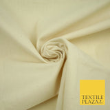 PREMIUM MEDIUM WEIGHT CALICO 100% NATURAL PURE UNDYED COTTON Canvas Fabric 66"