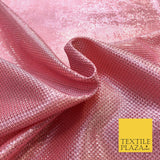 PINK Lurex Textured Shimmer Fabric 2 Way Stretch Backdrop Dance Sparkle 1233