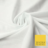 Luxury Soft Plain Non-Stretch Spun Rayon Viscose Fabric Dress Drapes- 54" 4 COLS