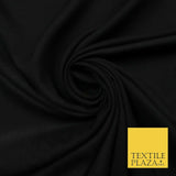 Luxury Soft Plain Non-Stretch Spun Rayon Viscose Fabric Dress Drapes- 54" 4 COLS