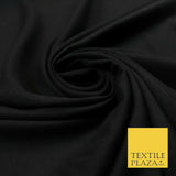 Luxury Soft Plain Non-Stretch Spun Rayon Viscose Fabric Dress Drapes- 54" 4 COLS