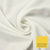 Luxury Soft Plain Non-Stretch Spun Rayon Viscose Fabric Dress Drapes- 54" 4 COLS