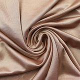 TAUPE Plain Liquid Satin Lining Stretch Jersey Fabric Dress Craft 56" Wide 4744