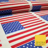 United States USA American Stars & Stripes Flags 100% Cotton Fabric 58" 5078