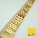 Antique Gold Metal Effect Fringe Tassel Trimming Gota Border Ribbon Lace X344