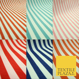 Candy Striped Thin Lines Pinstripe Printed Crepe Polyester Dress Stripe Fabric