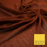 14 COLOURS Plain Silky Two Tone Sheer Georgette Dress Fabric Draping Lining 58"