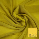 14 COLOURS Plain Silky Two Tone Sheer Georgette Dress Fabric Draping Lining 58"