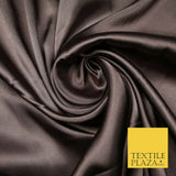 OVER 40 COLOURS - Fine Silky Soft Charmeuse Satin Dress Fabric Draping Lining