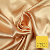 OVER 40 COLOURS - Fine Silky Soft Charmeuse Satin Dress Fabric Draping Lining