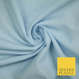 Plain Coloured Winceyette Soft 100% Brushed Cotton Fabric Flannel 110cm Wide