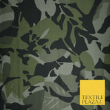 G Star Jungle Leaves Camouflage Cotton Drill Fabric Army Military Camo 59" 3Cols