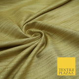 30 COLOURS Plain Dyed Slubbed Textured Faux Dupion Raw Silk 100%Polyester Fabric