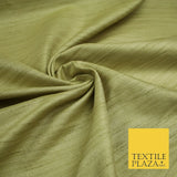 30 COLOURS Plain Dyed Slubbed Textured Faux Dupion Raw Silk 100%Polyester Fabric