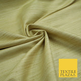 30 COLOURS Plain Dyed Slubbed Textured Faux Dupion Raw Silk 100%Polyester Fabric