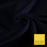 10 COLOURS - Soft Plain Velvet Velour Fabric Stretch Spandex Material - 65"