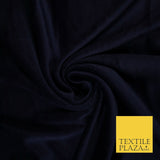 10 COLOURS - Soft Plain Velvet Velour Fabric Stretch Spandex Material - 65"