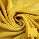 10 COLOURS - Soft Plain Velvet Velour Fabric Stretch Spandex Material - 65"