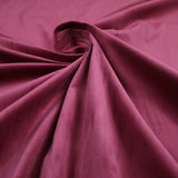 12 COLOURS -100% COTTON VELVET Stretch Plain Fabric Material Dress Craft 58"