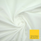 18 COLOURS Premium PLAIN 100% ORGANIC COTTON POPLIN Fabric Dress Craft Eco 44"