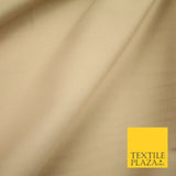 PREMIUM BEIGE Stretch Cotton Drill Fabric Twill Upholstery Uniform Work 57" 7200