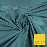 9 COLOURS - Plain Dyed Lightweight Faux Matte Silk TAFFETA Dress Lining Fabric