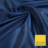 9 COLOURS - Plain Dyed Lightweight Faux Matte Silk TAFFETA Dress Lining Fabric