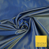 9 COLOURS - Plain Dyed Lightweight Faux Matte Silk TAFFETA Dress Lining Fabric