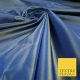 9 COLOURS - Plain Dyed Lightweight Faux Matte Silk TAFFETA Dress Lining Fabric