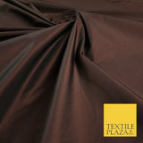 9 COLOURS - Plain Dyed Lightweight Faux Matte Silk TAFFETA Dress Lining Fabric