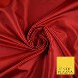 9 COLOURS - Plain Dyed Lightweight Faux Matte Silk TAFFETA Dress Lining Fabric