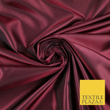 9 COLOURS - Plain Dyed Lightweight Faux Matte Silk TAFFETA Dress Lining Fabric