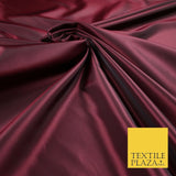 9 COLOURS - Plain Dyed Lightweight Faux Matte Silk TAFFETA Dress Lining Fabric