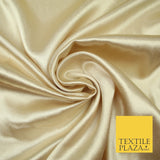 Premium Plain 2 Way Stretch Crepe Back Satin Fabric Material Dress Bridal 58"