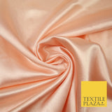 Premium Plain 2 Way Stretch Crepe Back Satin Fabric Material Dress Bridal 58"