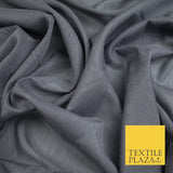 Silver Metallic Yoryu Chiffon Georgette Crinkle Dress Fabric 58″ OVER 20 COLOURS