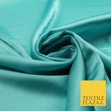 Aquamarine Fine Silky Smooth Liquid Sateen Satin Dress Fabric Drape Lining Material 7888