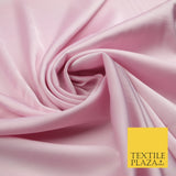 Light Baby Pink Fine Silky Smooth Liquid Sateen Satin Dress Fabric Drape Lining Material 7843