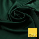 Racing Green Fine Silky Smooth Liquid Sateen Satin Dress Fabric Drape Lining Material 7894