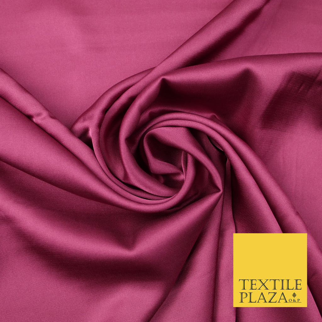 Vintage Pink Fine Silky Smooth Liquid Sateen Satin Dress Fabric Drape Lining Material 7872