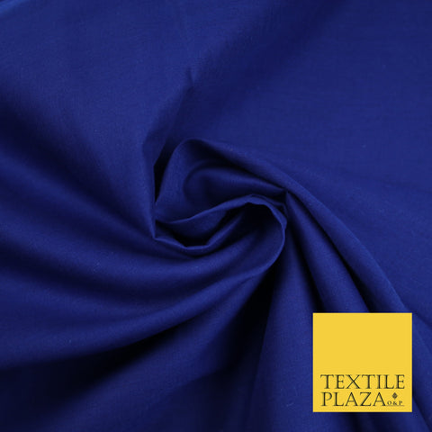 ROYAL BLUE - Full Voile 100% COTTON RUBIA Fabric Turban Sikh Dastaar Pagh Patka 3M - 5M - 6M - 7M 8122