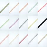 15 COLOURS - Premium Slim Sequin Pearl Beaded Ribbon Trim Border Lace - 1cm Wide