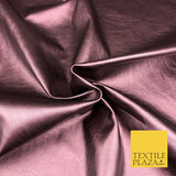 7 COLOURS Premium Quality METALLIC LEATHERETTE Fabric 300gsm Dancewear Craft 55"