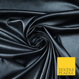 7 COLOURS Premium Quality METALLIC LEATHERETTE Fabric 300gsm Dancewear Craft 55"